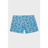 Slipstop Santana Junior Desenli LAstikli Bel Boxer Erkek Çocuk Mayo Short SR2631000008 MAVİ