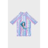 Slipstop Seastar Desenli Kolay Kuruyan Uv Korumalı T Shirt Kız Çocuk T Shirt ST2515000005 - Lila - 2 - 3 Yaş