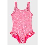 Slipstop Serpina Fuchsia Junior Baskılı Kalın Askılı Hızlı Kuruyan UV Korumalı Kız Çocuk Mayo SM2614000702 FUŞYA