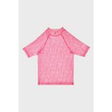 Slipstop Serpina Fuchsia Junior Desenli Uv Korumalı Kısa Kollu Mayo Kız Çocuk T Shirt ST2614000003 FUŞYA
