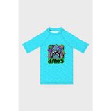 Slipstop Sharko Baskılı Uv Korumalı Kısa Kollu Mayo Erkek Çocuk T Shirt ST2632100001 MAVİ
