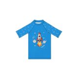 SLIPSTOP Skyrocket Baskılı Uv Korumalı Kısa Kollu Mayo T Shirt Erkek Çocuk T SHİRT ST2532000003