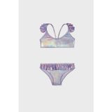 Slipstop Vanessa Kolay Kuruyan Uv Korumalı Parlak Kız Çocuk Bikini SM22110239 PEMBE
