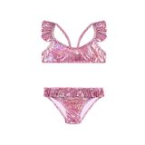 SLIPSTOP Wavy Kız Çocuk Bikini Takımı, 4-5 Yaş, 5003265933, Pembe, Kız çocuk