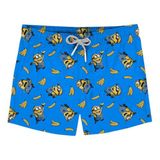 SlipStop Yellowz Short Mavi Çocuk Mayo