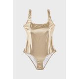 Slipstop Zelma Gold Uv Korumalı Parlak Bayan Mayo SM2644000011 ALTIN
