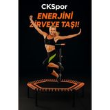 Slipt 135 cm 54 Inç Pro Yeni Nesil Trambolin, Altıgen Step Trambolin, Yeşil - Genel