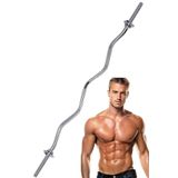 Slipt Ckspor 120 Cm Krom Z Bar Içi Dolu 2 Adet Yıldızlı Halter Ağırlık Barı Spor Aleti Cks96