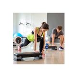 SLİPT CKSpor 2 Kademeli Ayarlanabilir Fitness Step Tahtası, Siyah