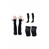Slipt Voleybol Dizliği+Voleybol Çorabı+Voleybol Kolluğu Set