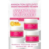 Séllies 3'lü Shiny Primer+ Ultra Parlak Makyaj Bazı | Cilt Tonu Eşitleyici | Onarıcı | SPF50+