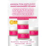 Séllies 4'lü Shiny Primer+ Ultra Parlak Makyaj Bazı | Cilt Tonu Eşitleyici | Onarıcı | SPF50+
