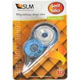 Slm 5 mm x 12 m Mavi Siyah Şerit Silici