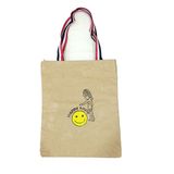 Slm Happy Smile Krem Desenli Bez Çanta