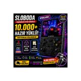 SLOBODA R36S Taşınabilir Retro Oyun Konsolu 15000+ Oyun 64GB HD Ekran Kulaklık Hediye