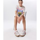 Slogan Baskılı Payetli Sneaker TS1250062022002 - Beyaz