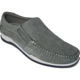 Slope Bağsız Marin Model Hakiki Deri Erkek Günlük Casual Ayakkabı 3015004, Gri Beyaz, 40