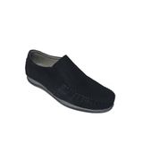 Slope Bağsız Marin Model Hakiki Deri Erkek Günlük Casual Ayakkabı 3015004, Siyah Siyah, 43