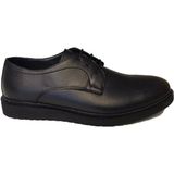 Slope Budaks Siyah Erkek Ayakkabı Iç Dış Deri Yüksek Taban 20237