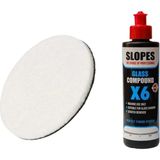 Slopes X6 Cam Pastası 250 ml ve Spta Cam Keçesi 130 mm Set