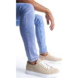 Slw165 Elite Bağcıklı Süet Erkek Günlük Sneaker Ayakkabı Sbt - Krem