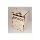 Sly-Ahşap Posta Kutusu Tip Box Bahşiş Kutusu Tipbox Kumbara