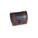 sly - Tip Box Ahşap Kumbara Sandık Tipi Tipbox Kilitli Bahşiş Kutusu