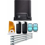 SM-120-DC Kayar Kapı Motoru Bahçe Kapı Motoru Garaj Kapı Motoru Yana Kayar Kapı Motoru(Yoğun Kullanıma Uygundur) - Siyah