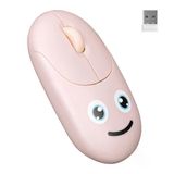 Sm-26 Fashion 2.4Ghz Pembe Kabartmalı Kablosuz Mouse
