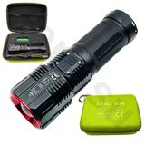 Sm-313 50W 5000 Lümen Profesyonel Şarjlı El Feneri - 1.5 Km Menzilli & 7200 Mah Güçlü Batarya Seti