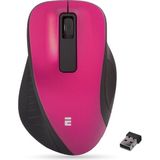 SM-360 USB Mor 3D Optik Süper Sessiz Alkalin Pil Kablosuz Mouse