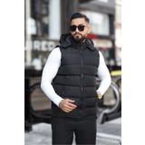 S&M CLOTHİNG YENİ SEZON ERKEK ÇIKARILABİLİR KAPÜŞONLU ŞİŞME YELEK