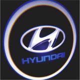 Sm Motors Hyundai Araçlar Için Pilli Yapıştırmalı Kapı Altı Led Logo