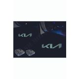 Sm Motors KİA YENİ LOGO Araçlar Için Pilli Yapıştırmalı Kapı Altı LED Logo Kutu İçeriği 2 Adet