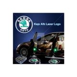 Sm Motors Skoda Araçlar Için Pilli Yapıştırmalı Kapı Altı Led Logo
