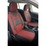 SM OTO KILIF Marka By Camera Hafif Ticari Serisi Jakar Kumaş Oto Koltuk Kılıfı Tam Set (Berlıngo-Caddy-Connect-Courıer-Doblo-Dokker-Partner) - Kırmızı