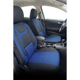 SM OTO KILIF Marka By Camera Hafif Ticari Serisi Jakar Kumaş Oto Koltuk Kılıfı Tam Set (Berlıngo-Caddy-Connect-Courıer-Doblo-Dokker-Partner) - Mavi