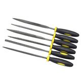 SM SunniMix 6 parça 160 mm/180 mm törpü seti, ahşap törpü, düz eğe, yuvarlak eğe, üçgen eğe, çelik, 4 x 160 mm