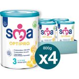 SMA 800 gr 3 Numara Optipro Toz Devam Sütü x 4 Adet 1-3 Yaş İçin Besleyici Formül