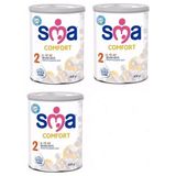 Sma Comfort 2 6-12 Ay Devam Sütü 400 gr Sütlü İçerikli 3'lü Avantaj Paketi