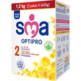 SMA Optipro 2 1200 gr Sütlü Devam Sütü 6-12 Ay Bebekler İçin Gelişmiş Formül