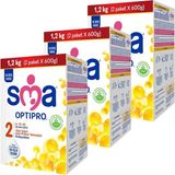 Sma Optipro 2 6-12 Ay Sütlü Toz Devam Sütü 3600 gr (3 x 1200 gr) Bebek Mamaları