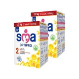 Sma Optipro 2 Devam Sütü 1200 G 2 Adet
