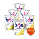 SMA Optipro 2 Numara 6-12 Ay Bebek Devam Sütü 4800 gr Sütlü İçerik 6 Adet