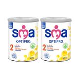 SMA Optipro 2 Toz Devam Sütü 1600 g – 6-12 Ay Bebekler için DHA ve Probiyotik İçerikli, Vitamin-Mineral Açısından Zengin İsviçre Üretimi