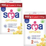 Sma Optipro 2 Toz Devam Sütü 900 gr 6-12 Ay İçin Probiyotik İçerikli 2 Paket