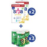 SMA OPTIPRO 3 1-3 yaş Devam Sütü 2x1200g + GERBER ORGANIC Buğday ve Pirinçli Atıştırmalık 3x35g