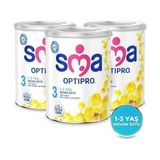SMA Optipro 3 Numara 800 gr x 3 Toz Devam Sütü 12-24 Ay İçin Sütlü Besin