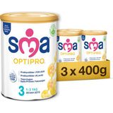 SMA Optipro 3 Toz Devam Sütü 1200 g – 12-24 Ay Bebekler için DHA ve Probiyotik İçerikli, Vitamin-Mineral Takviyeli, İsviçre Üretimi
