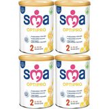 SMA Optipro 400 gr No:2 Devam Sütü (6-12 Ay) (4 Lü Set)